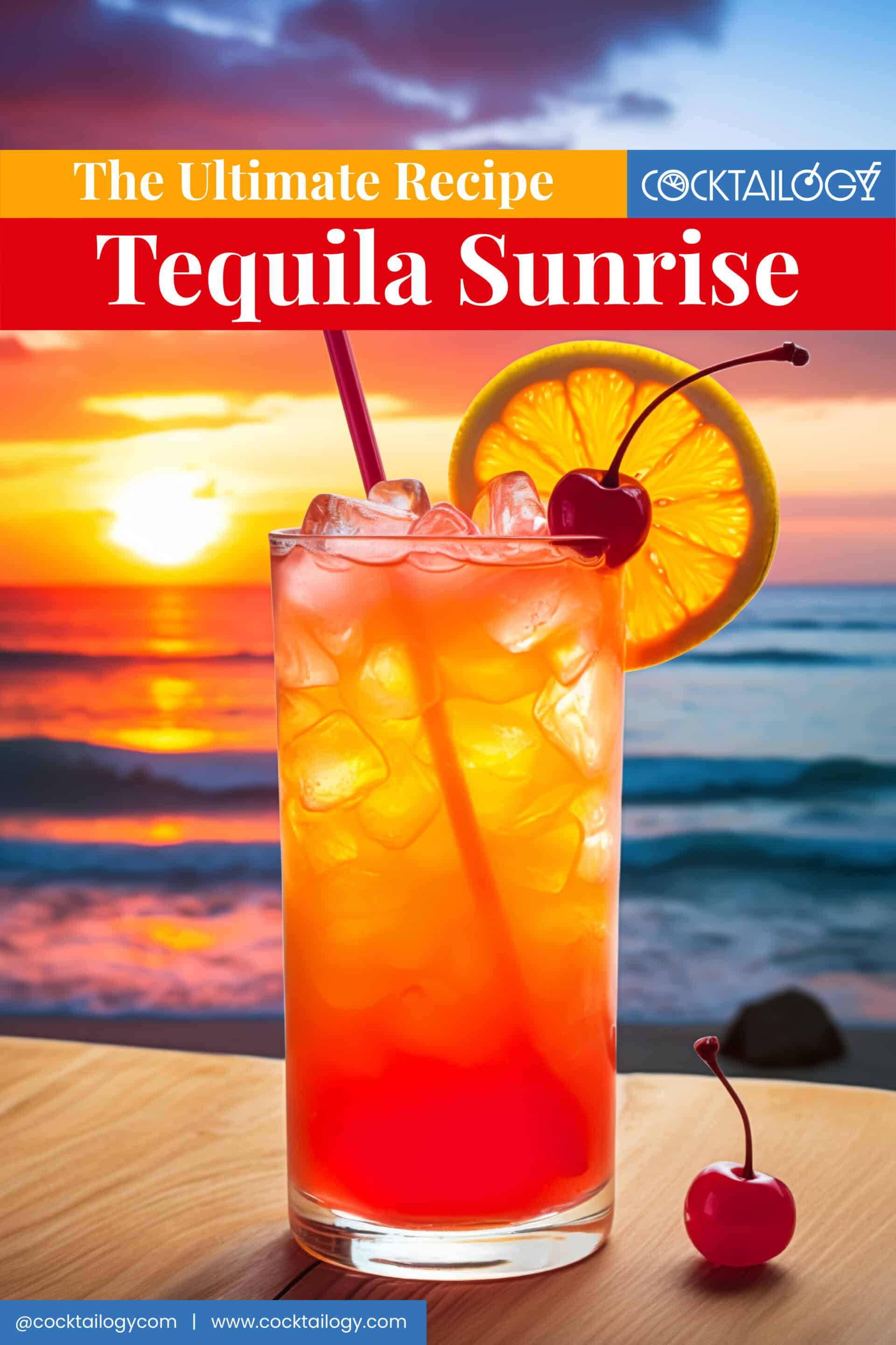 Tequila Sunrise Cocktail